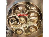 لوستر سقفی مدرن کریستالی 4555