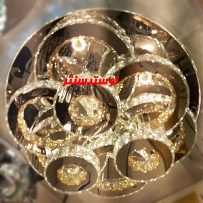 لوستر سقفی مدرن کریستالی 4555