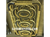 لوستر سقفی کریستالی 5521 سایز 60*80